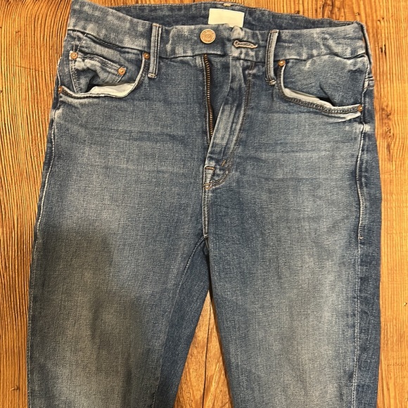 Mother Jeans High Waisted Looker Ankle Fray Size 25 perfect condition - Picture 5 of 9